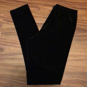 Velvet leggings